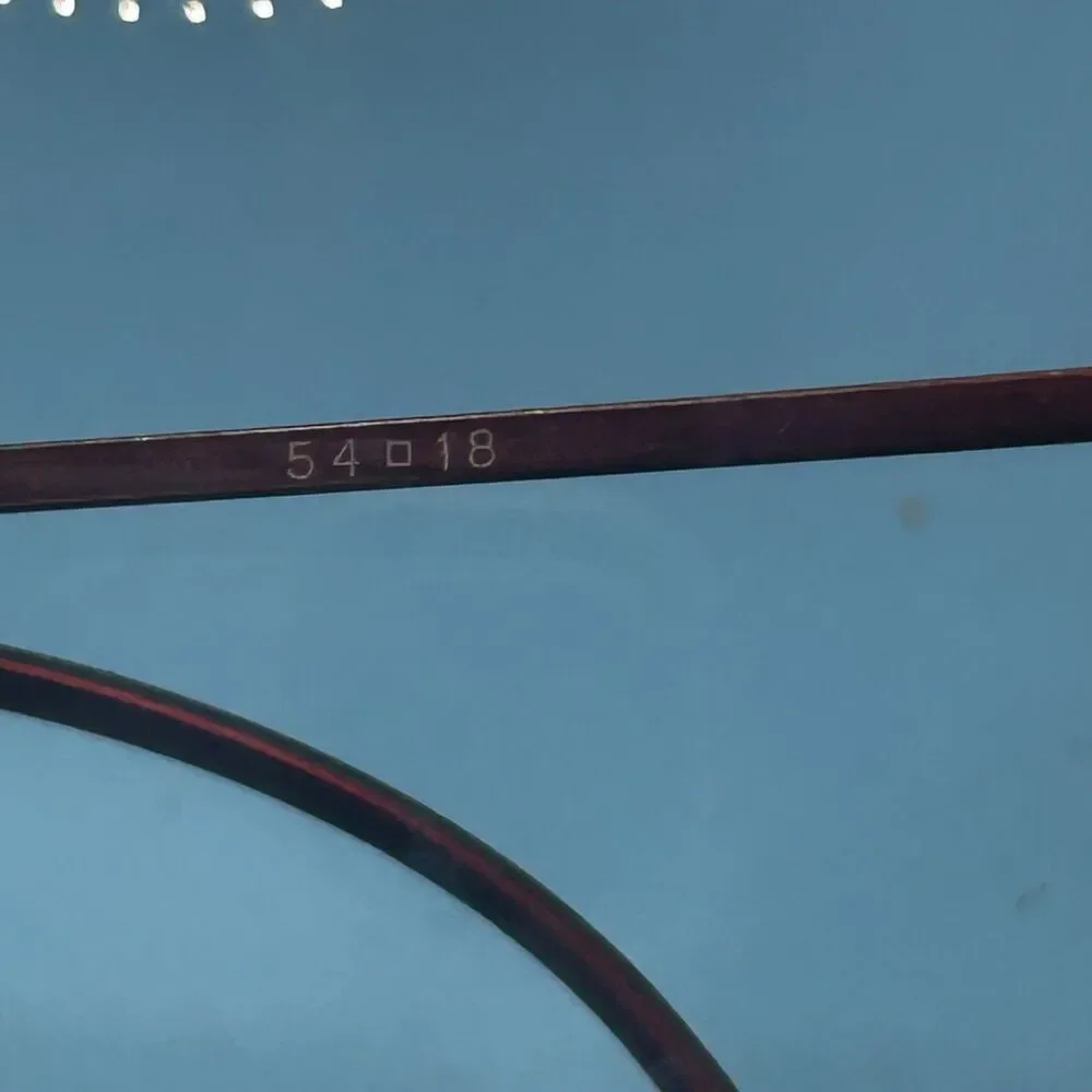 Tura Eyeglasses Modele 411 Red With Tinted Lens 140-54-18 Pre Owned Used Good